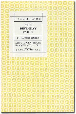 [Program for]: The Birthday Party