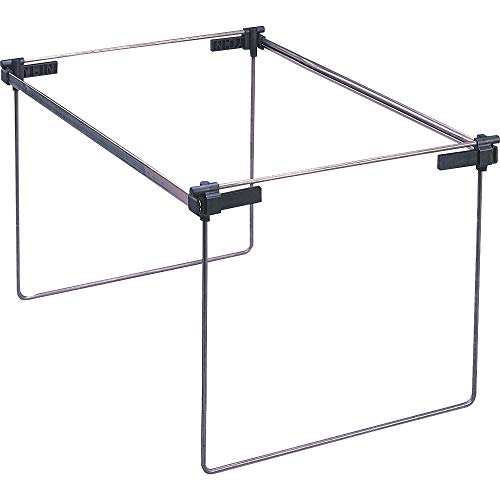 Smead Hanging File Folder Frame, Adjustable Letter/Legal/A4, Gray (64869)
