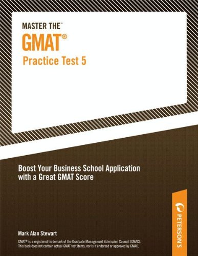 Master the GMAT--Practice Test 5