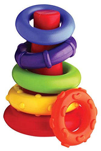 Book Cover Playgro 4011455 Sort and Stack Tower for Baby Infant Toddler Children, Playgro is Encouraging Imagination with STEM/STEM for a Bright Future - Great Start for a World of Learning