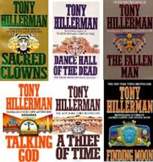 Pick 6 Tony Hillerman Paperbacks (A Thief of Time, Talking God, Dance Hall of the Dead, The Fallen Man, Sacred Clowns & Finding Moon)