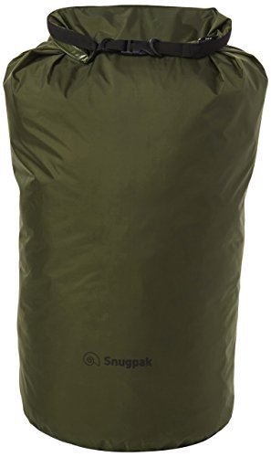 Snugpak Dri-Sak, Waterproof Storage Bag with Roll and Clip Seal, Large, Olive