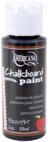 DecoArt DS90-3Â  Americana Chalkboard Paint, 2-Ounce, Black Slate