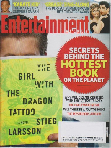 Entertainment Weekly June 25 2010 the Girl with the Dragon Tattoo Secrets Behind the Hottest Book on the Planet (#1108)