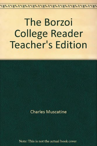 The Borzoi College Reader Teacher's Edition