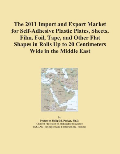 The 2011 Import and Export Market for Self-Adhesive Plastic Plates, Sheets, Film, Foil, Tape, and Other Flat Shapes in Rolls Up to 20 Centimeters Wide in the Middle East