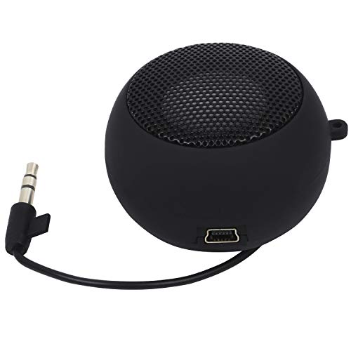 TRIXES Mini Travel Speaker for iPod, iPhone, iTouch, iPad, MP3, Black