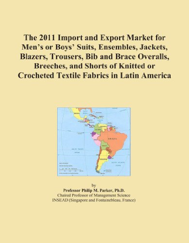 The 2011 Import and Export Market for Men's or Boys' Suits, Ensembles, Jackets, Blazers, Trousers, Bib and Brace Overalls, Breeches, and Shorts of Knitted or Crocheted Textile Fabrics in Latin America