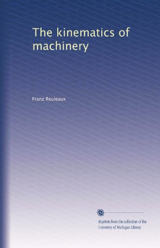 The kinematics of machinery