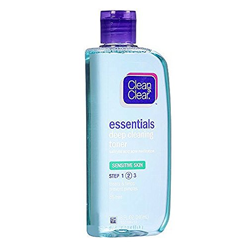 CLEAN & CLEAR Deep Cleaning Astringent Sensitive Skin 8 Oz (Pack of 2)