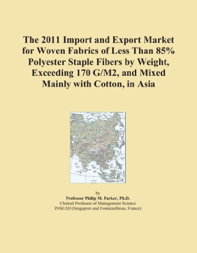 The 2011 Import and Export Market for Woven Fabrics of Less Than 85% Polyester Staple Fibers by Weight, Exceeding 170 G/M2, and Mixed Mainly with Cotton, in Asia