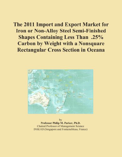 The 2011 Import and Export Market for Iron or Non-Alloy Steel Semi-Finished Shapes Containing Less Than .25% Carbon by Weight with a Nonsquare Rectangular Cross Section in Oceana