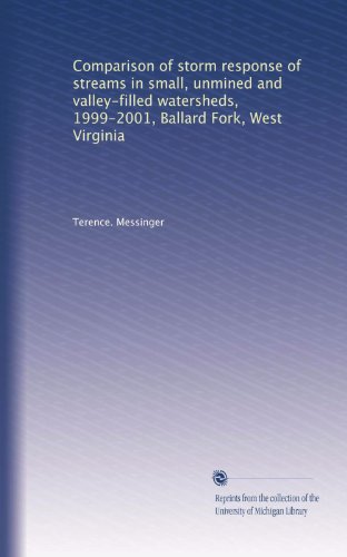 Comparison of storm response of streams in small, unmined and valley-filled watersheds, 1999-2001, Ballard Fork, West Virginia