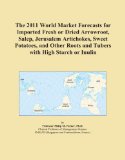 The 2011 World Market Forecasts for Imported Fresh or Dried Arrowroot, Salep, Jerusalem Artichokes, Sweet Potatoes, and Other Roots and Tubers with High Starch or Inulin
