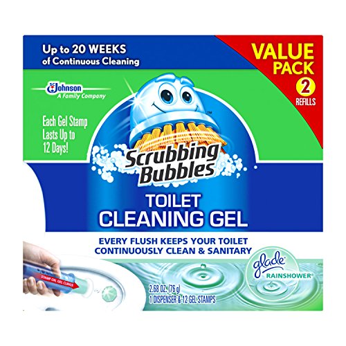 Scrubbing Bubbles Toilet Cleaning Gel Fresh, 2 Count, 1.34 Ounce by Scrubbing Bubbles