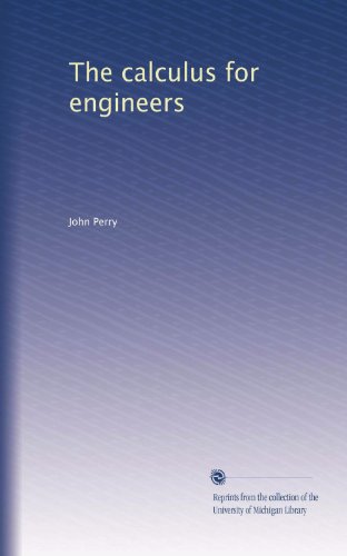 The calculus for engineers
