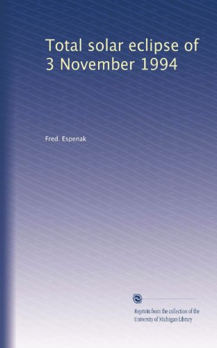 Total solar eclipse of 3 November 1994