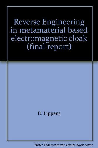 Reverse Engineering in metamaterial based electromagnetic cloak (final report)