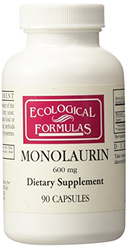 Book Cover Ecological Formulas Monolaurin 600mg 90 Capsules