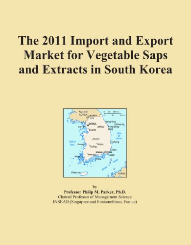 The 2011 Import and Export Market for Vegetable Saps and Extracts in South Korea