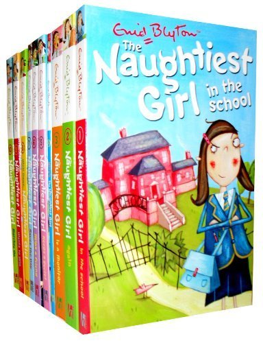 Enid Blyton The Naughtiest Girl ( Series 1 to 10) 10 Books Set Pack RRP: Â£ 49.99 (Naughtiest Girl Naughtiest Girl Again, Is A Monitor, Keeps A Secret, Helps A Friend, Saves The Day, Well done, Wants To Win, Marches On) (Enid Blyton The Naughtiest Girl)