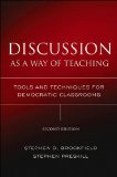 S. D. Brookfield's,S. Preskill's Discussion as a Way of Teaching 2nd(second) edition(Discussion as a Way of Teaching: Tools and Techniques for Democratic Classrooms (Jossey Bass Higher and Adult Education Series) [Hardcover])(2005)