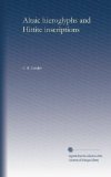 Altaic hieroglyphs and Hittite inscriptions
