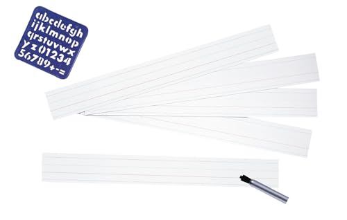 Zaner-Bloser Sentence Strips, 3 x 24 Inches, White, 100 Sheets