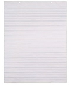 School Smart Primary Chart Paper, 24 x 32 Inches, Ruled 1-1/2 Inch with Dotted Midline, White, 70 Sheets