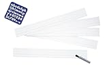 School Specialty Zaner Bloser Tagboard Sentence Strips - 3 in x 24 in - Pack of 100 - White