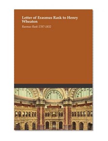 Letter of Erasmus Rask to Henry Wheaton