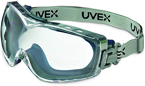 Book Cover UVEX by Honeywell Stealth OTG Safety Goggles with Clear Dura-Streme Anti-Fog/Anti-Scratch Lens & Fabric Headband (S3970DF)