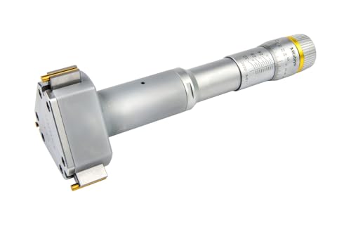 Mitutoyo 368-274 Holtest Vernier Inside Micrometer, Three-Point, 4-5" Range, 0.0002" Graduation, +/-0.00025" Accuracy