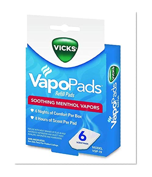 Vicks VapoPads, 6 count refill pads, VSP-19