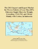 The 2011 Import and Export Market for Woven Fabrics of Less Than 85% Polyester Staple Fibers by Weight, Exceeding 170 G/M2, and Mixed Mainly with Cotton, in Indonesia