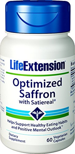 Life Extension Optimized Saffron with Satiereal, 60 Vegetarian Capsules