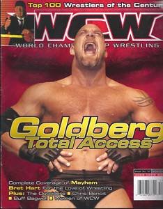 WCW WRESTLING MAGAZINE #57 - 100 WRESTLERS OF CENTURY / GOLDBERG
