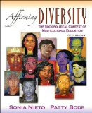S. Nieto's,P. Bode's AffirmingDiversity5th(fifth)edition(AffirmingDiversity,SociopoliticalContext of Multicultural Education (5th Edition) [Paperback])(2007)