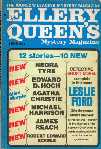 Ellery Queen's Mystery Magazine, Vol. 55, No. 6, June 1970