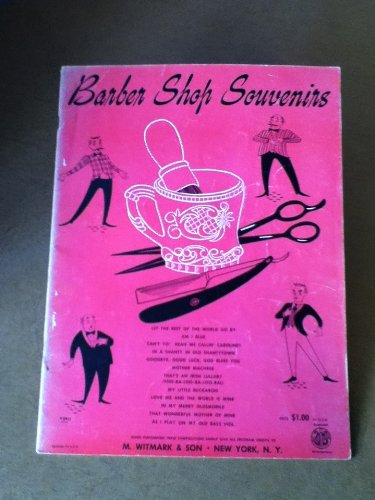 Barber Shop Souvenirs for Male Quartets