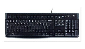 Logitech Keyboard K120 Clavier filaire AZERTY USB Noir