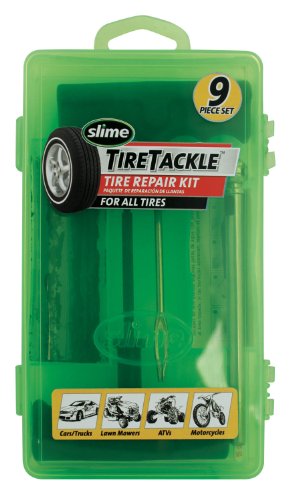 Book Cover Slime 20133 Tire Repair Tackle Kit (9-Piece Set)