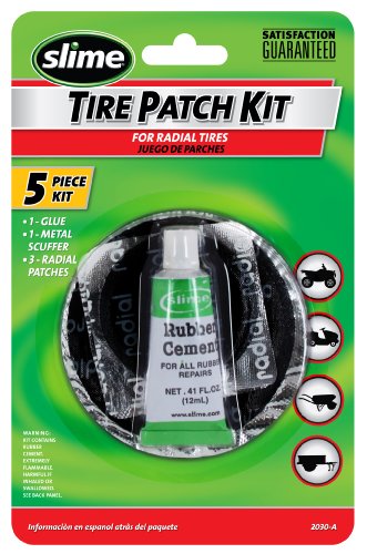 Book Cover Slime 2030-A Tire Patch Kit with Glue