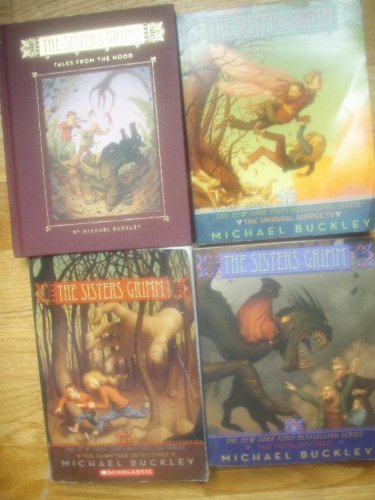 Set of 4 Sisters Grimm: "Fairy Tale Detectives", "The Problem Child", "The Unusual Suspects" (The Sisters Grimm)