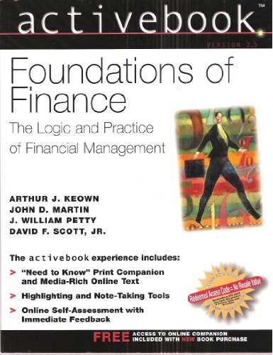 Foundations of Finance: The Logic and Practice of Financial Management - Version 2.0 (Activebook)