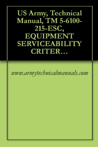 US Army, Technical Manual, TM 5-6100-215-ESC, EQUIPMENT SERVICEABILITY CRITERIA FOR GENERATOR SET, ELECTRIC, DED, SKID MTD, 100 KW, 120/208, 240/416 V