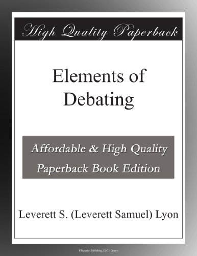 Elements of Debating