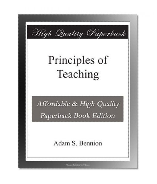 Principles of Teaching