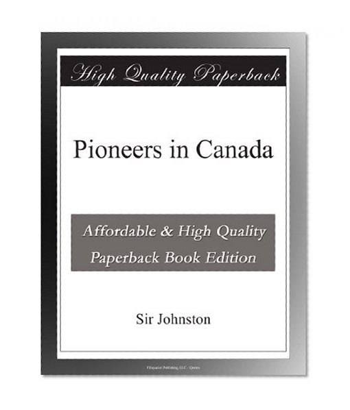 Pioneers in Canada