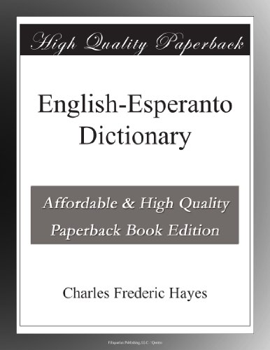 English-Esperanto Dictionary